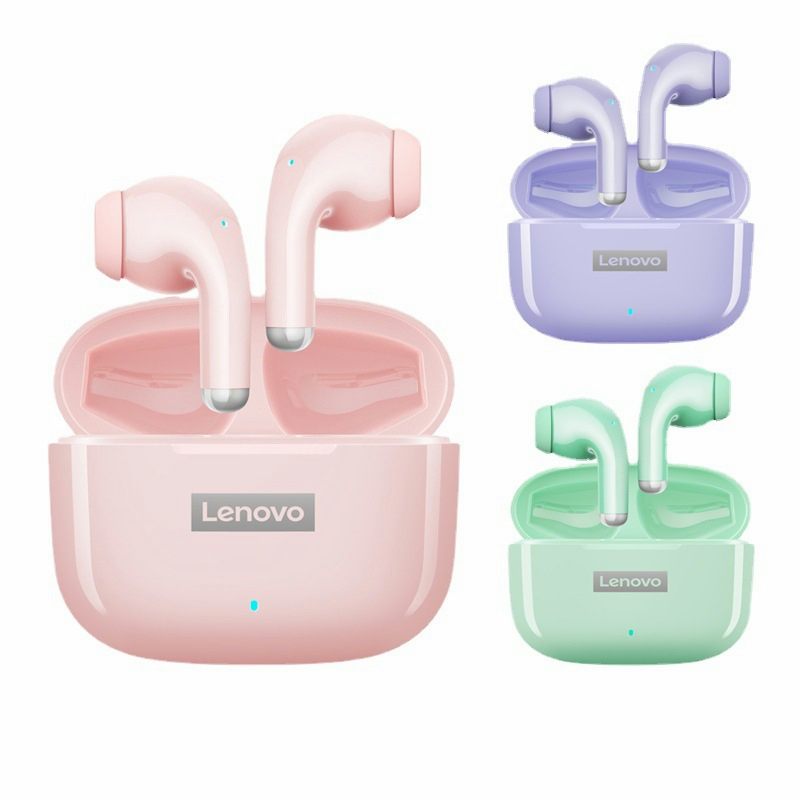 YUN Mall Lenovo Earphone Bluetooth LP40 Pro True Wireless Bluetooth 5.1 TWS Earphone Gaming Noise Reduction Headset