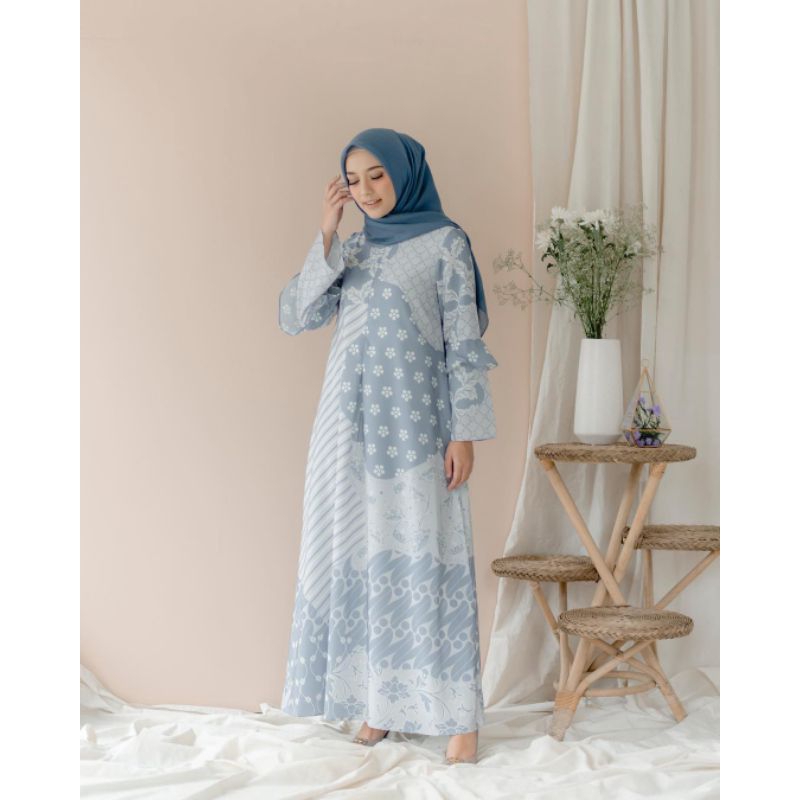 Kain Maxmara Lux motif Shaliha harga per setengah meter