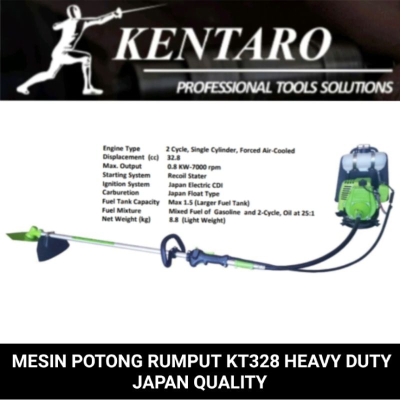 mesin potong rumput KT328 heavy duty Kentaro japan quality