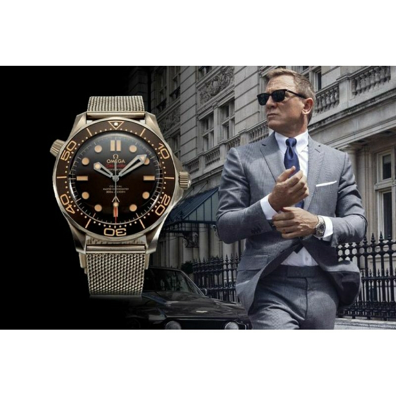 Jam tangan 007 No Time to Die Diver Seamaster Automatic Stainless steel