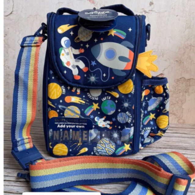 smiggle lunch bag astronot original100% tas bekal smiggle original