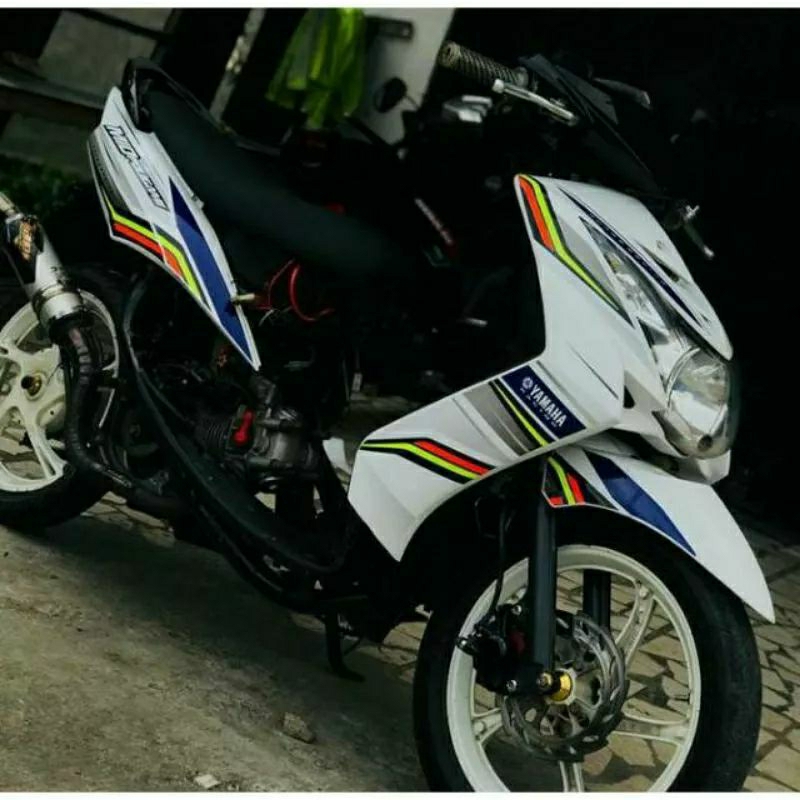 Stiker Striping tahilland Mio Soul MX lis variasi Yamaha Mio Soul lama sticker mio soul karbu /old