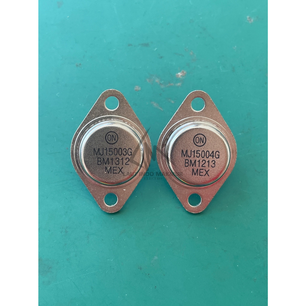 1SET MJ15003 MJ15004 KWALITAS BAGUS MJ15003G MJ15004G MJ 15003 15004 MOTOROLA ON ups