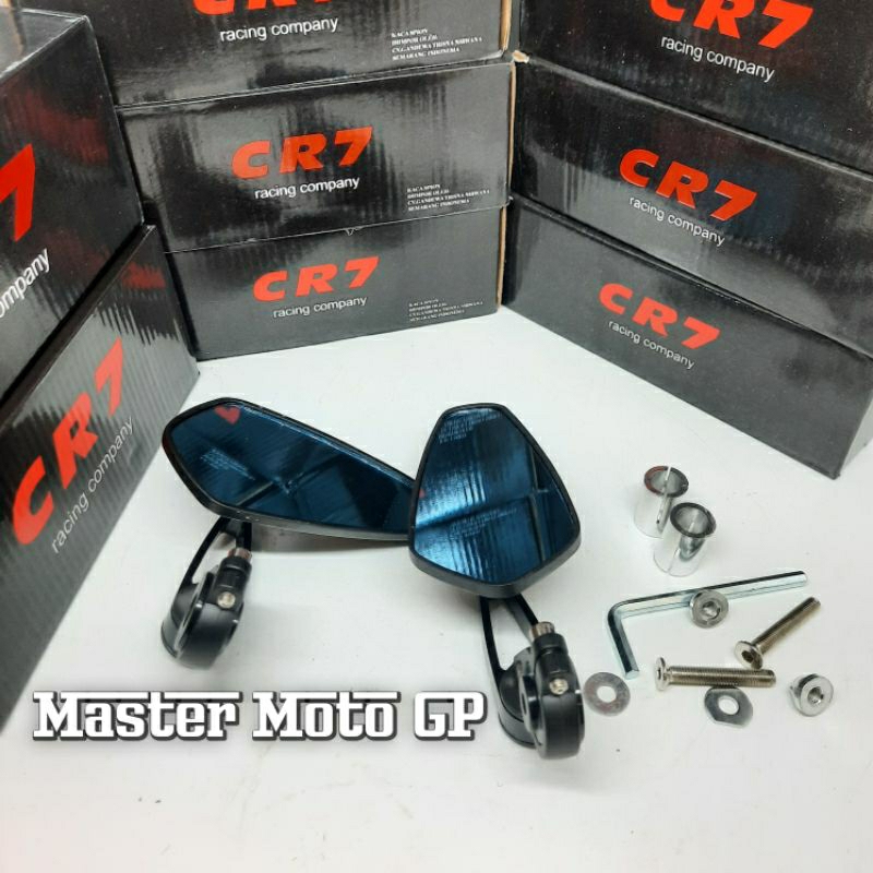 Spion Oval 2007E CR7 Spion jalu trioval pentagon CR7 spion bar end pentagon CR7 company Spion jalu tri oval Nmax Aerox Pcx Adv Fazzio Beat Vario Vixion Xmax scoopy fino mio gear Rxking ninja satria fu sonic mx