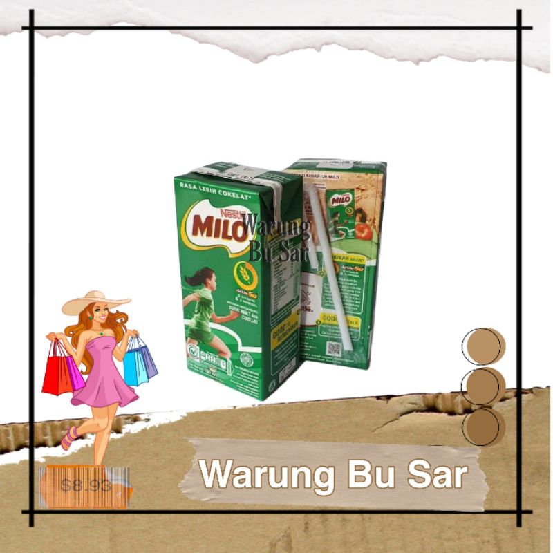 Susu Kotak Milo Active Go 180 ml