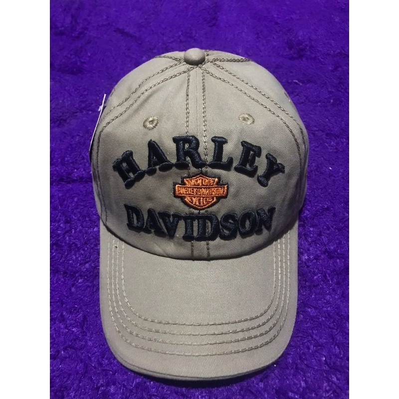 topi bordir Harley Davidson