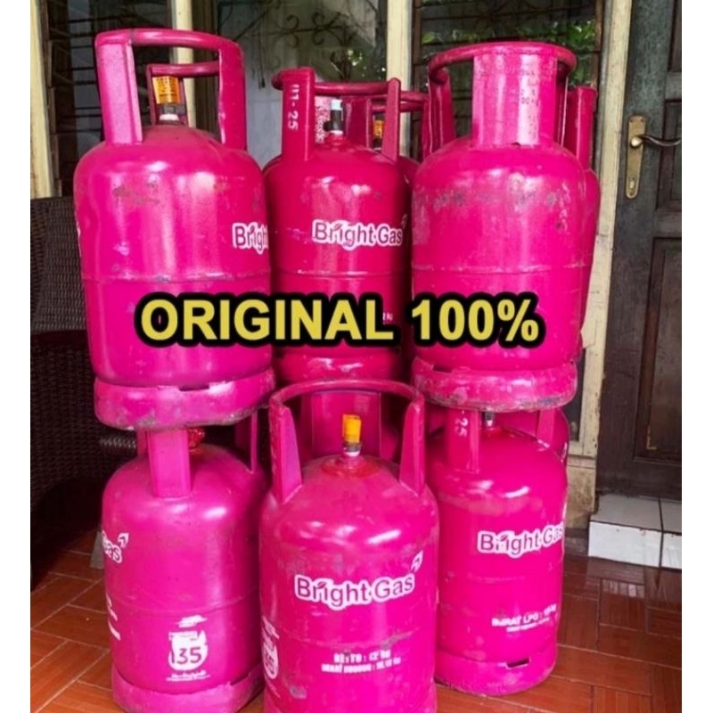 Tabung gas kosong 12 kg pink murah