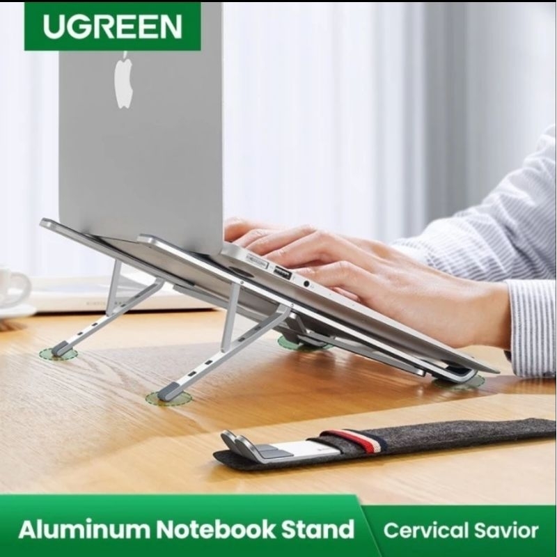 Ugreen Stand Holder Dudukan for Laptop Macbook - Ugreen 40289 Stand Holder Laptop Alumunium Alloy