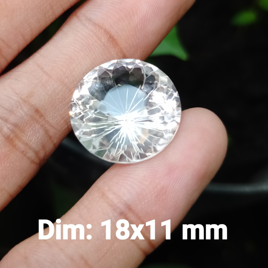 BATU KECUBUNG KRISTAL PUTIH BENING BESAR cek batu lainnya yaman api wulung opal bacan permata amethy