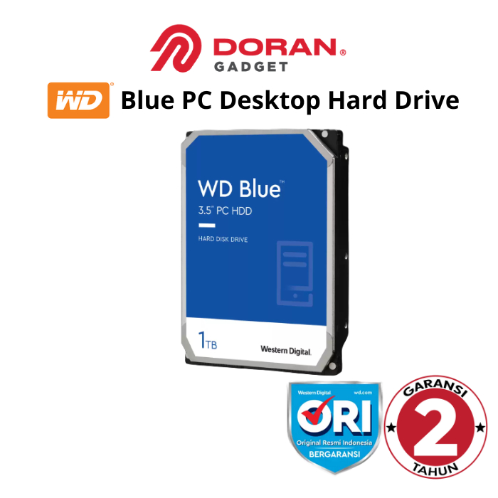 WD Blue HDD HD Hardisk Harddisk Internal PC Desktop Hard Drive 1TB 2TB 4TB 3.5"