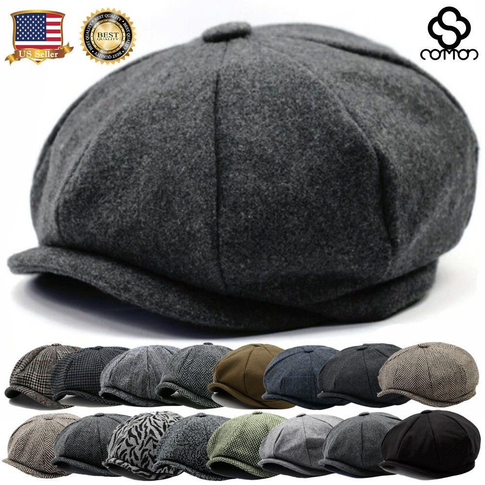 New Arrival Topi Vintage Apolo CUP Topi Pelukis Newsboy Cap Pria Wanita