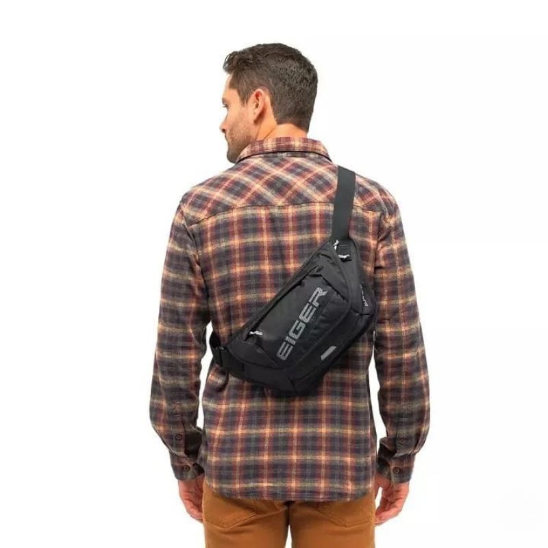 waistbag eiger original sery alpine tas pinggang eiger besar tas slempang tas dada eiger original