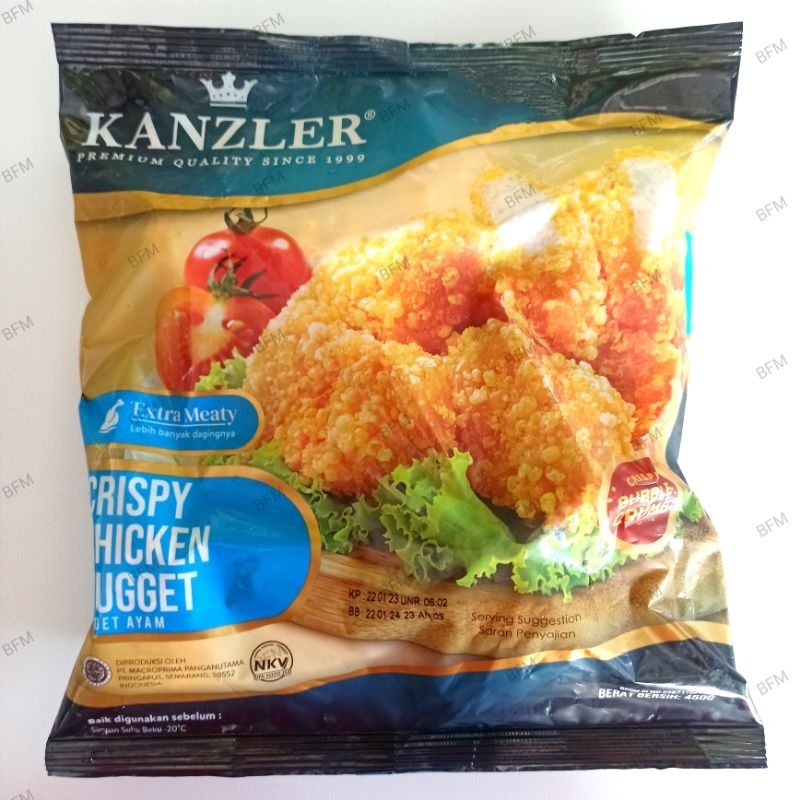 

Kanzler Crispy Chicken Nugget / Naget Ayam Krispi 450 Gr