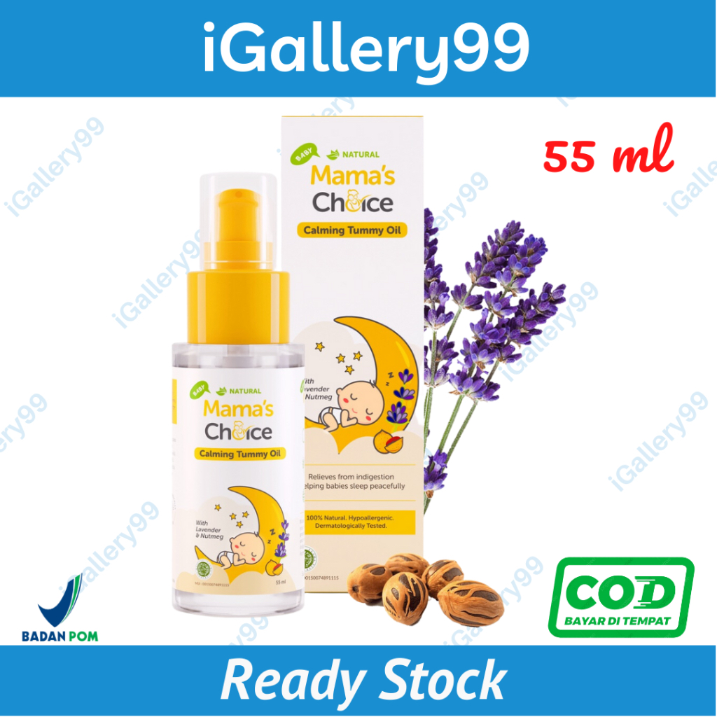 Mama's Choice Baby Calming Tummy Oil Minyak Telon Bayi 55 ml