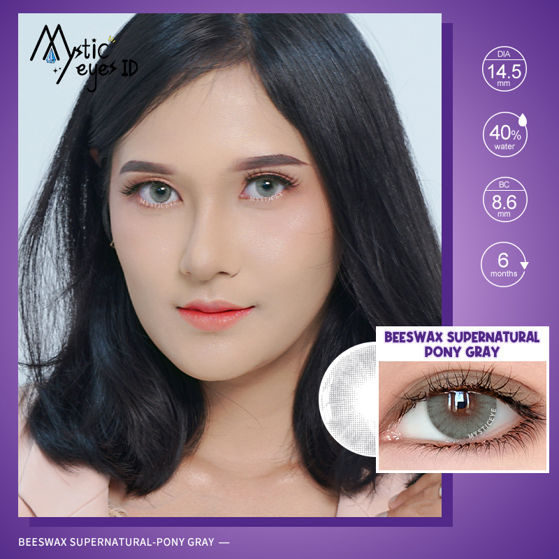 [✅COD] MYSTICEYES SOFTLENS GRAY SERI LENSA KONTAK NORMAL