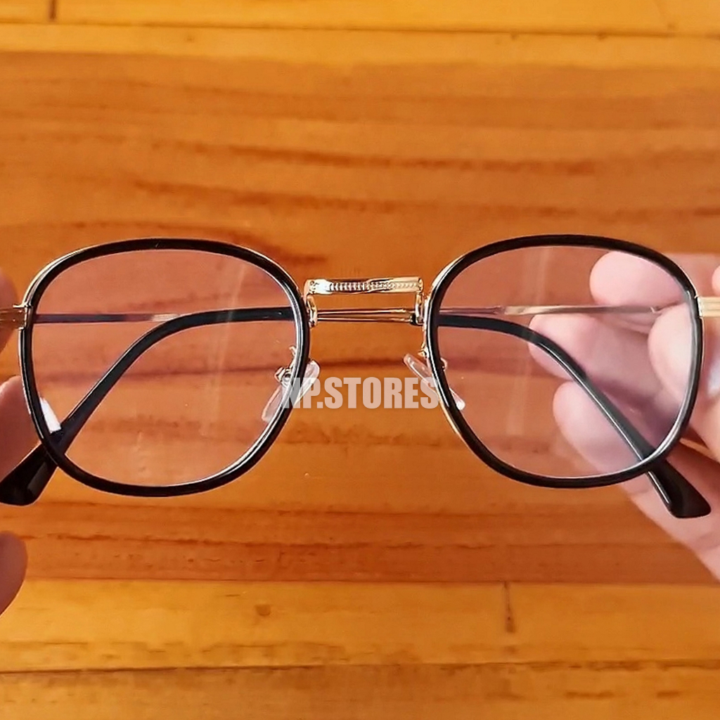 Frame Kacamata Untuk Pria Cowok Desain Model Keren Stylish Terbaru Update NP.STORES Perpaduan Warna 