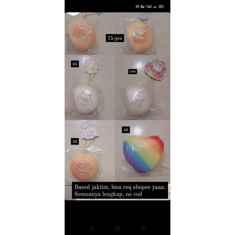SQUISHY SALES MURAH / PRELOVED SQUISHY MURAH / SQUISHY SALES (BACA DESKRIPSI )