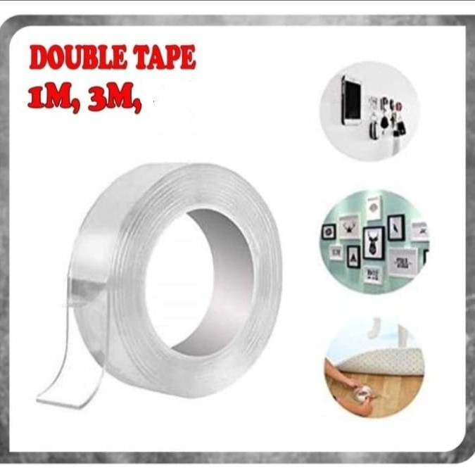

DOUBLE TAPE SELOTIP BENING TRANSPARAN 1 METER & 3 METER