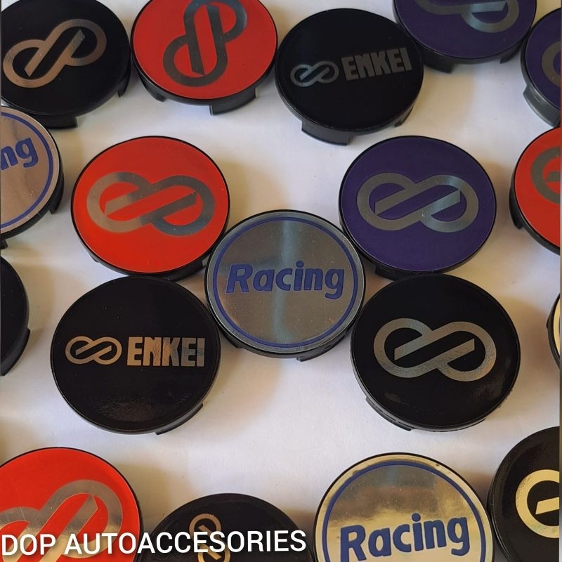 4PCS CENTER DOP VELG AS RODA MOBIL ENKEI 6CM