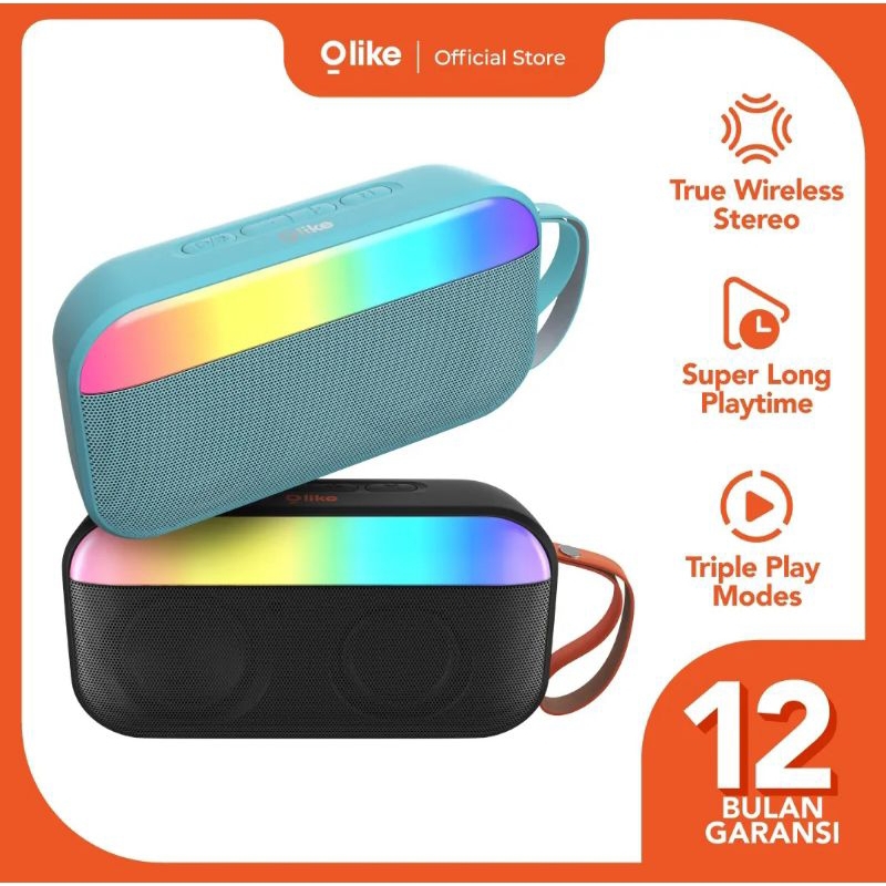 SPEAKER BLUETOOTH RGB LIGHT TWS MODE OLIKE SF4