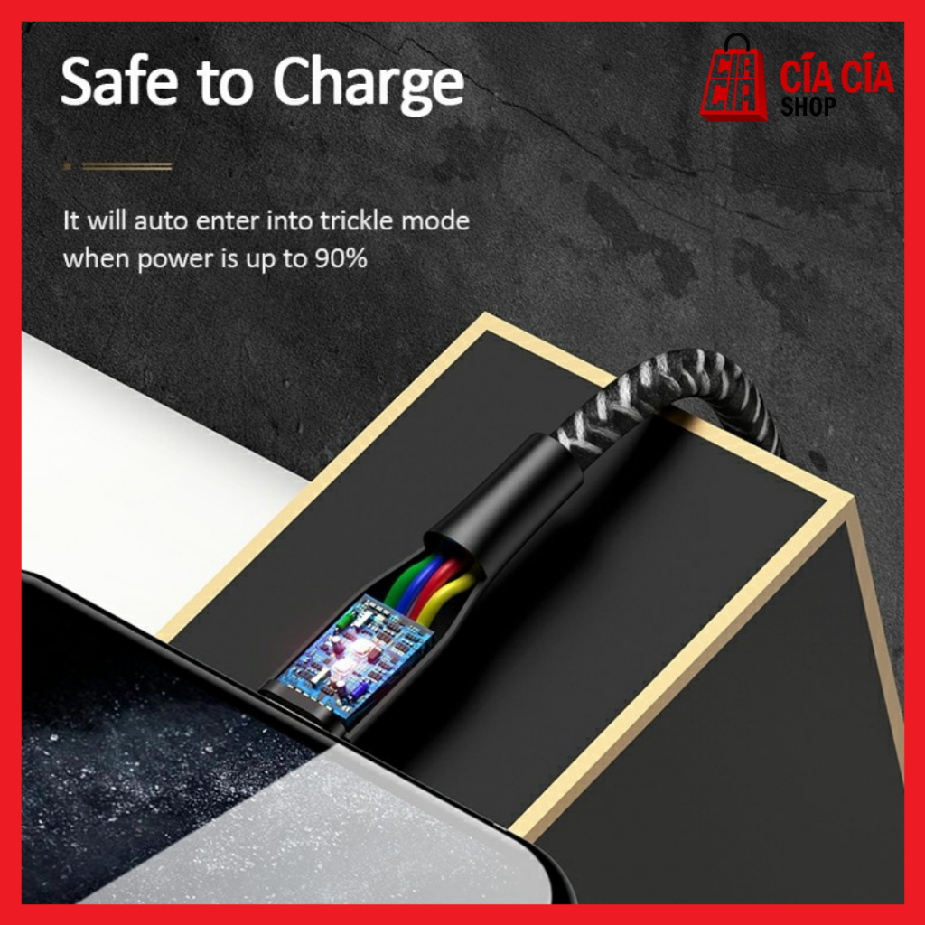 USAMS U41 Kabel Data USB Lightning Kabel Charger Iphone Lightning 2A