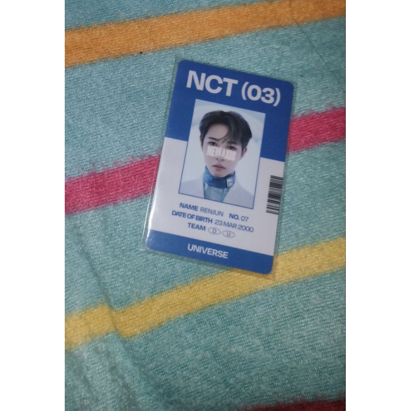 pc renjun id card universe nct 2021
