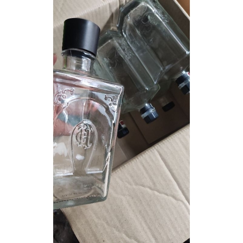 Botol polos bekas Heradura dan rokugin /Koleksi/pajangan/hiasanrumah/display