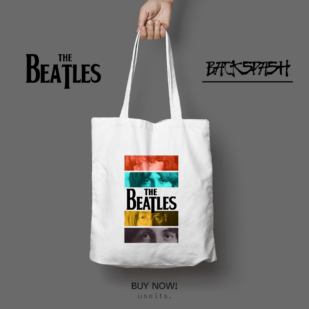 Totebag Band The Beatles Pria Wanita - THE BEATLES