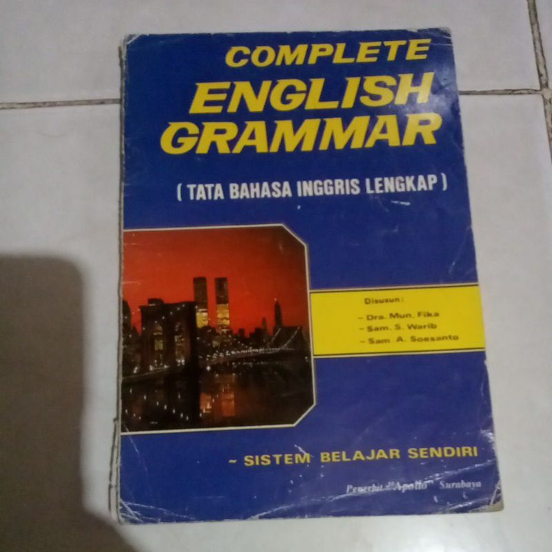 Buku Complete English Grammar(tata bahasa inggris lengkap)