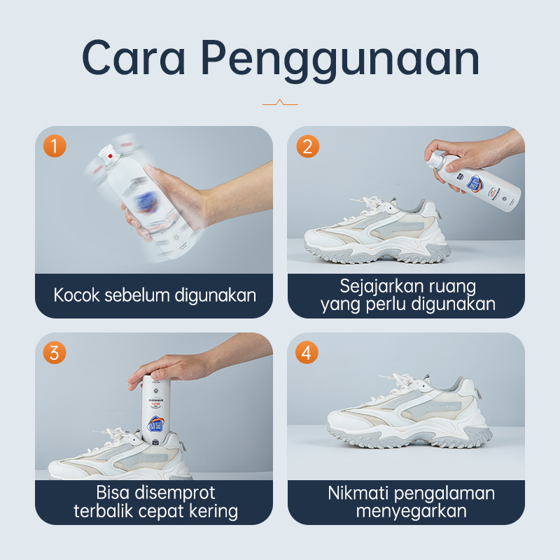 GLODWAY Shoe Spray Pewangi Sepatu/Pewangi Kaus Kaki/Penghilang Bau Helm/ Semprotan Sepatu/Penghilang/Antibakteri/ Bau Kaki