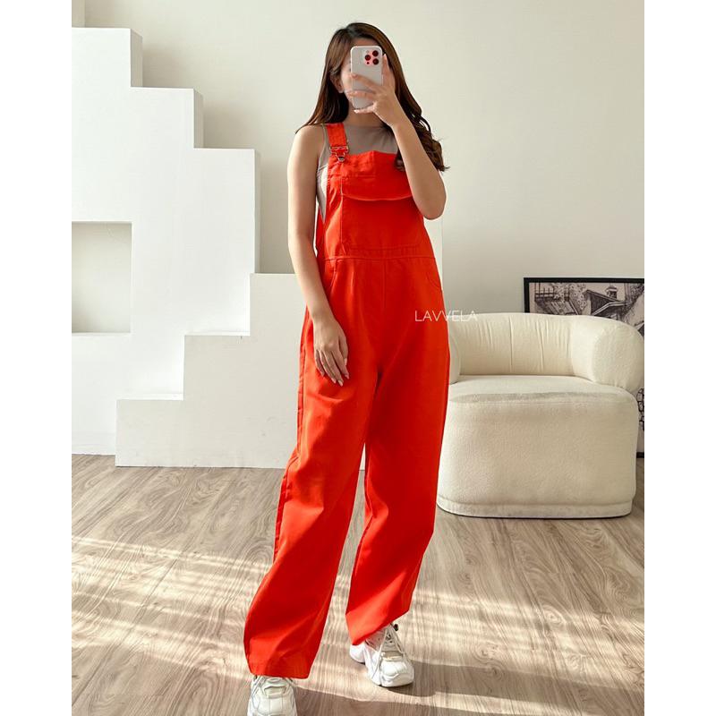 LAVVELA MANHATAN BAJU KODOK JUMPSUIT OVERALL PLAYSUITS