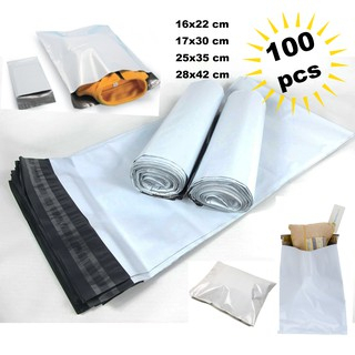 

TERMURAH 25x35cm PUTIH polymailer import TEBAL packing bag plastik online shop olshop amplop plastik