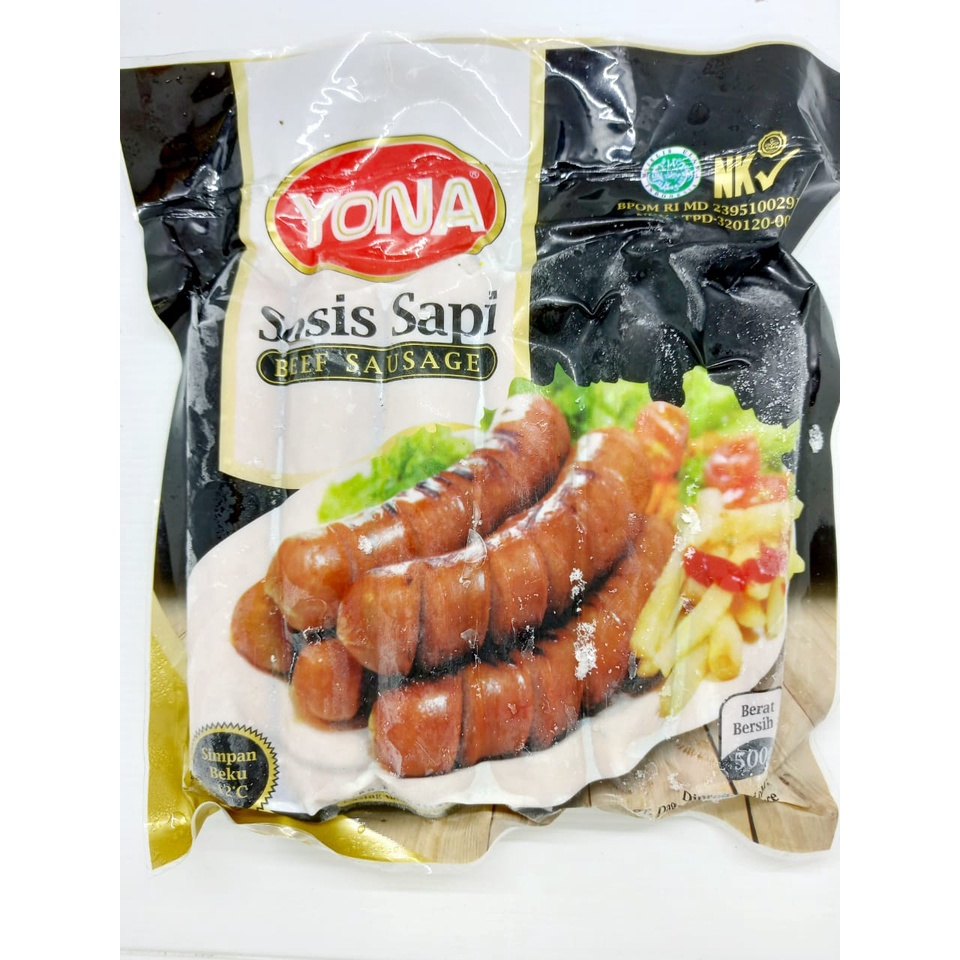 

Yona Sosis Bakar 500 gram isi 6 Free Bubble Wrap dan Dus Tebal