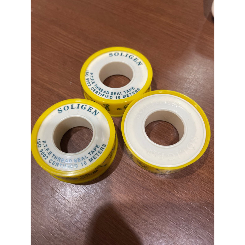 SOLIGEN seal tape thread air pipa waterproof sealing parfum decant anti bocor tukang material