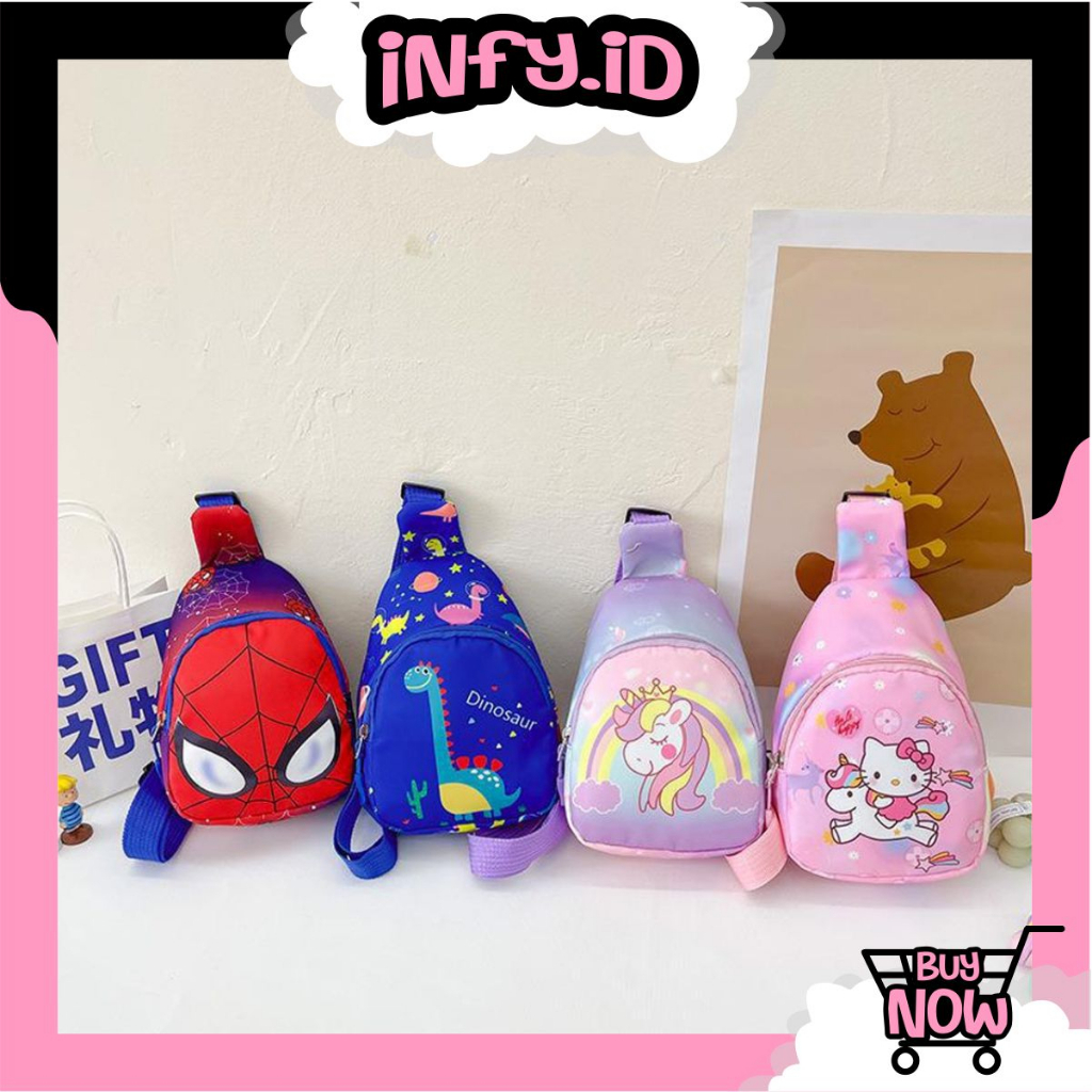 INFY - Tas Anak Paw Patrol Tas Slempang Anak Laki W188