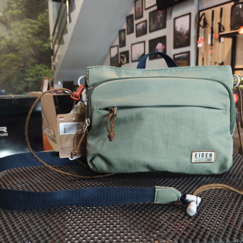 TAS SELEMPANG EIGER1988 FIORA SACOCHE BAG - OLIVE