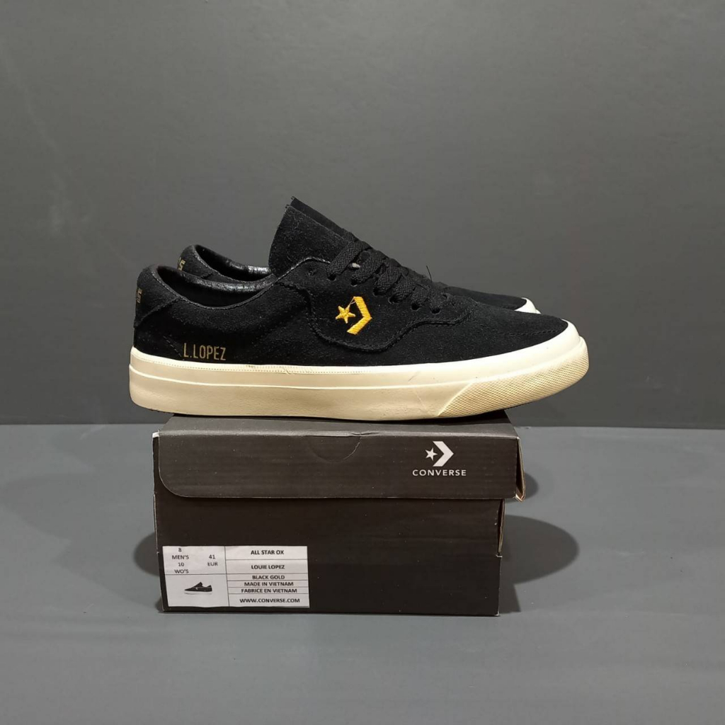 sepatu sekolah converse Louie Lopez suede