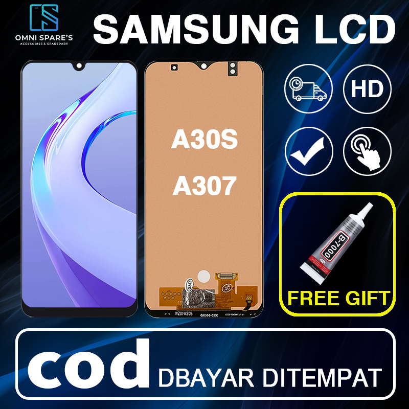 【Original】LCD Samsung Galaxy A30S/A307 Original Fullset Layar hp Touchscreen asli