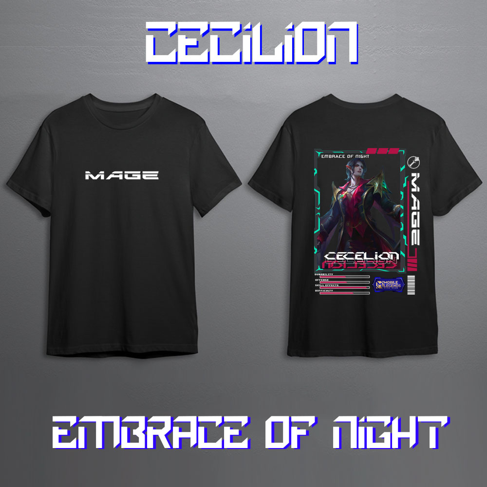 KAOS HERO MOBILE LEGEND CECILION MAGE SKIN KEREN//KAOS ML//KAOS MOBILE LEGEND//KAOS CECILION MLBB//K