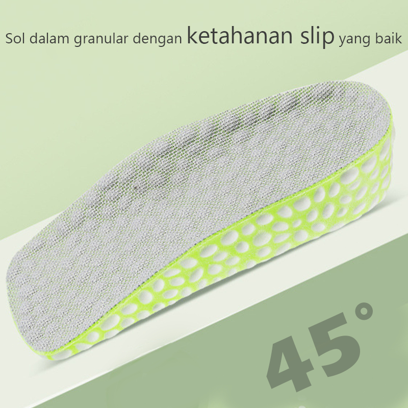 Insole Sepatu Peninggi Badan Insole Tumit Anti Lecet Sol Hak Tinggi Empuk Nyaman