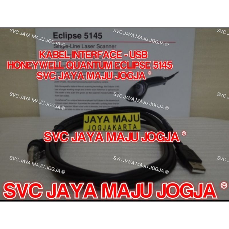 [ SPAREPART  HONEYWELL ]  KABEL  INTERFACE  -  USB  -  HONEYWELL  METROLOGIC  ||  BARCODE SCANNER  -