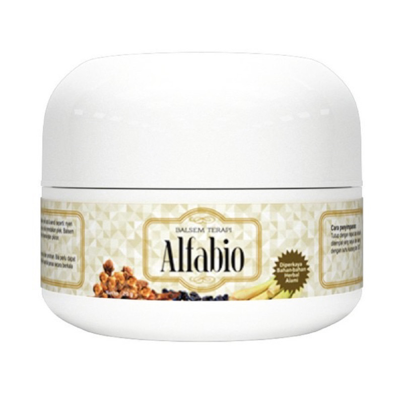 Alfabio Balsem Aroma Terapi 20gr / Alfa bio / Nyeri Otot / Nyeri Sendi / Keseleo / Masuk Angin