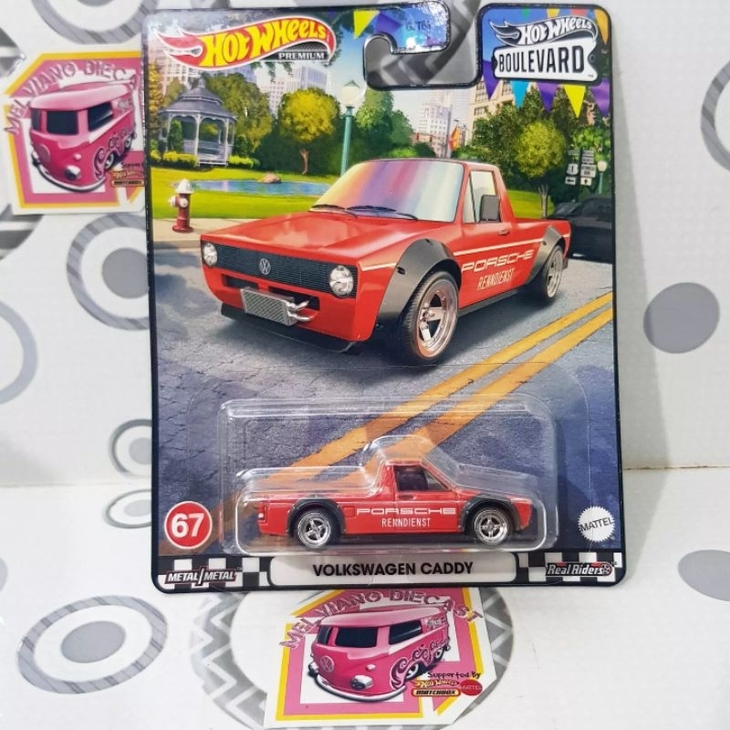 Hot Wheels Volkswagen Caddy Merah Boulevard VW Premium