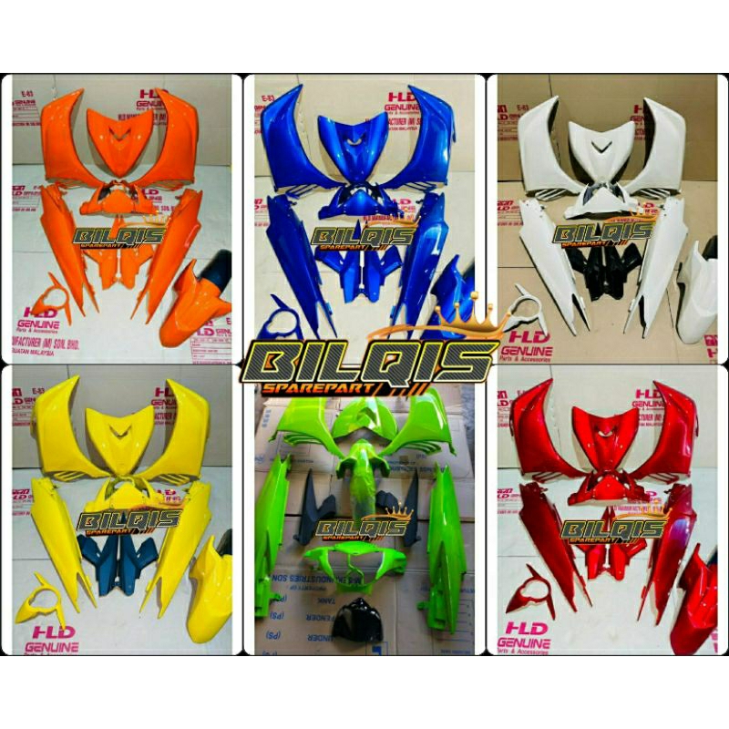 Body MX New cover full body halus jupiter mx New 135 warna merah biru putih kuning hijau oren all wa