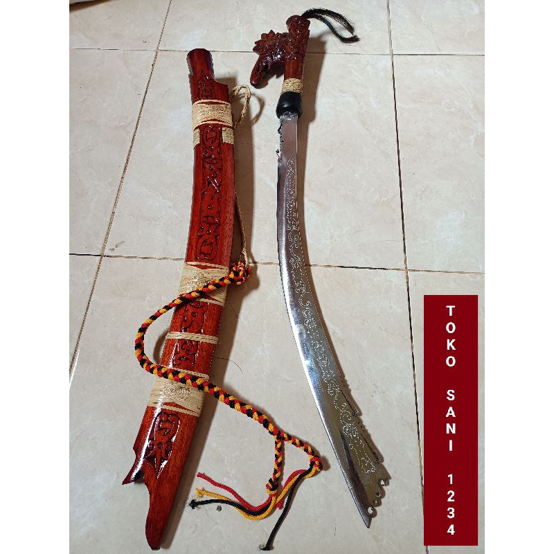 Mandau lais ukuran jumbo 80 cm,