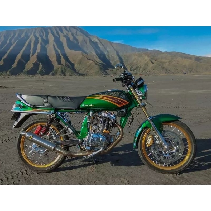 Knalpot GL GL100 Touring Kompetisi 200cc 250cc Pekajaman Muffler