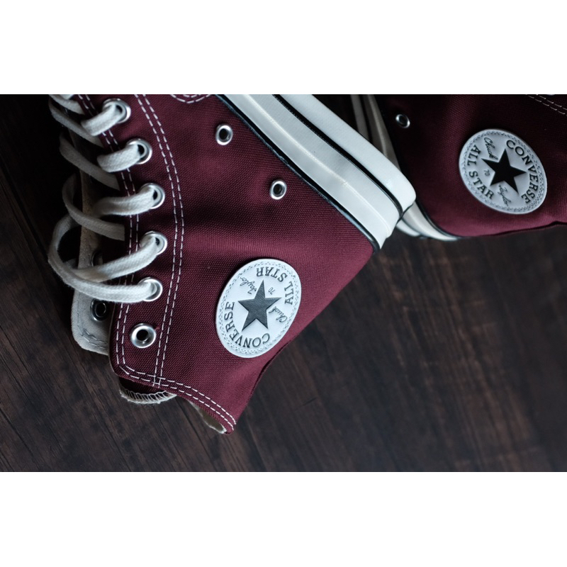 Converse Original 70s Hi Dark Beetroot Egret Black