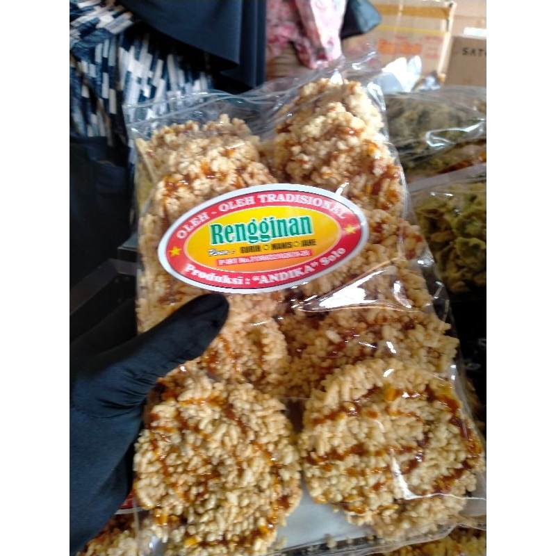 

Oleh oleh Solo Intip Madu Rengginan Keripik manis