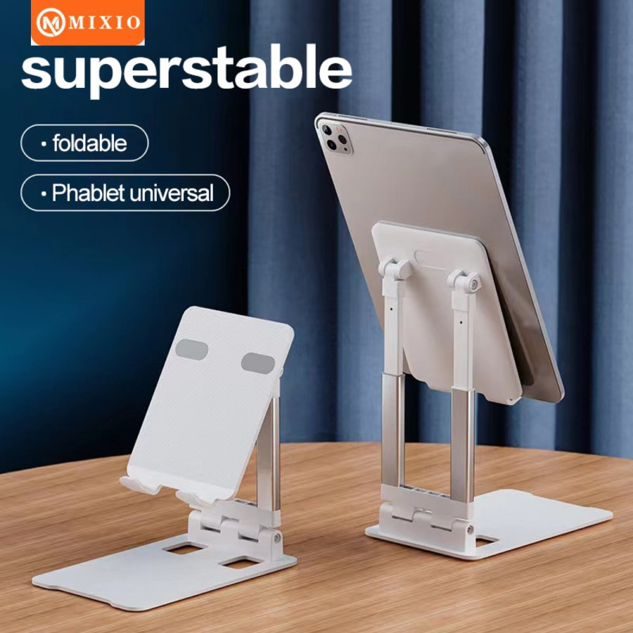 MIXIO - Foldable Adjustable Tablet/iPad ZM-03 Stand Holder Aluminium