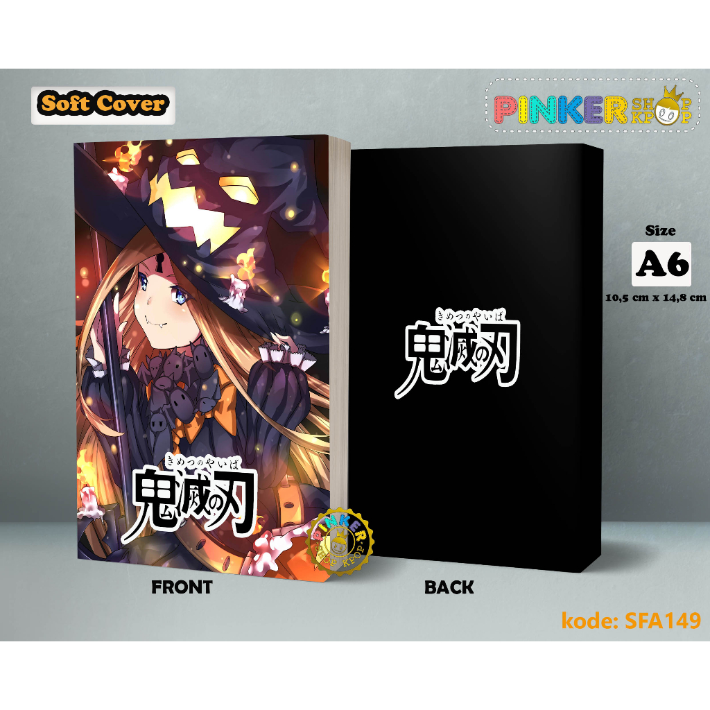

(SFA149) Pocket Note Anime DEMON SLAYER seri 3 Softcover A6/A5 Buku Tulis catatan Notes Agenda Planner Jurnal